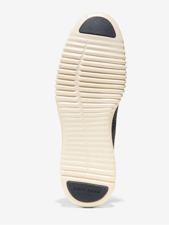 Cole Haan light gray Lace-Up Perforated Derby